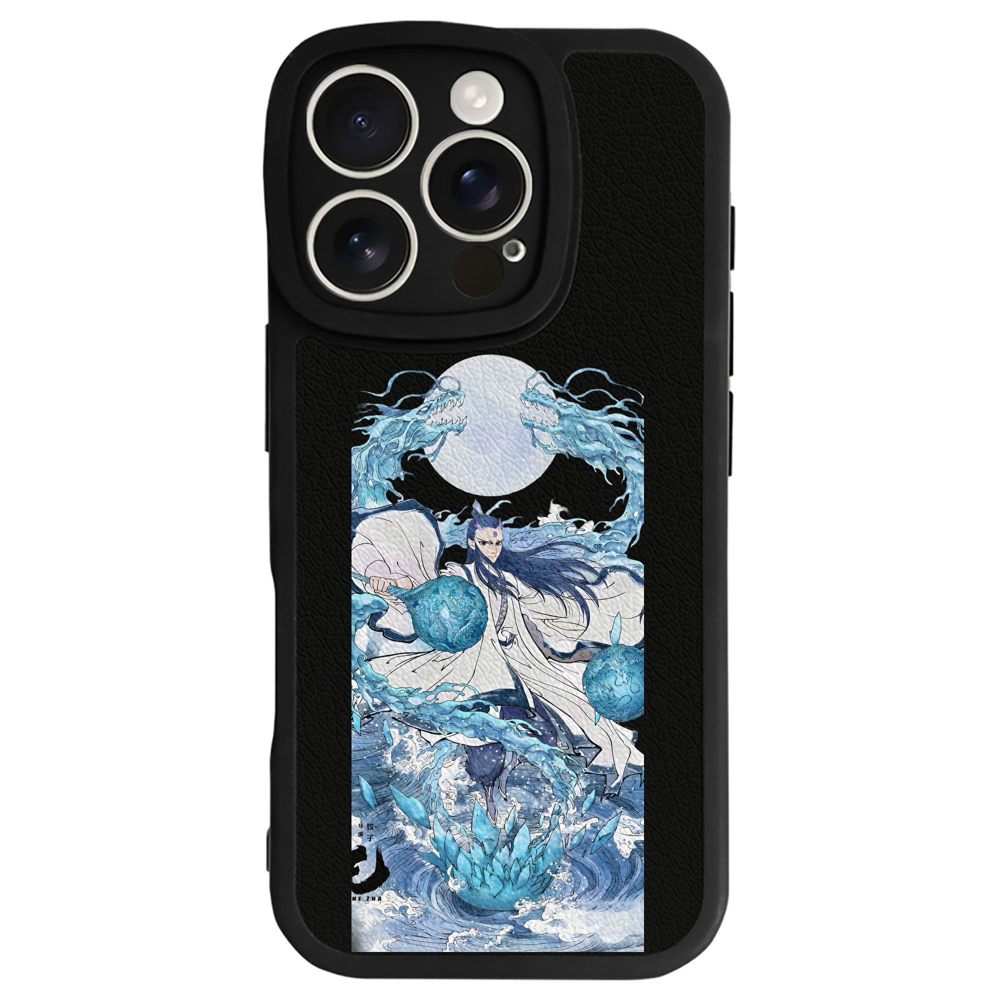 （画像用） Ne Zha 2 ナタ 魔童の大暴れ 【iPhone 16シリーズ対応】シリコンスマホケース（レザー調） 材質：シリコン